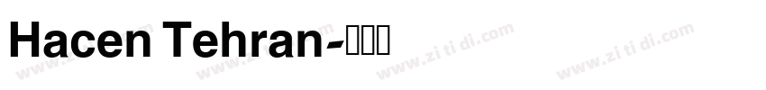 Hacen Tehran字体转换